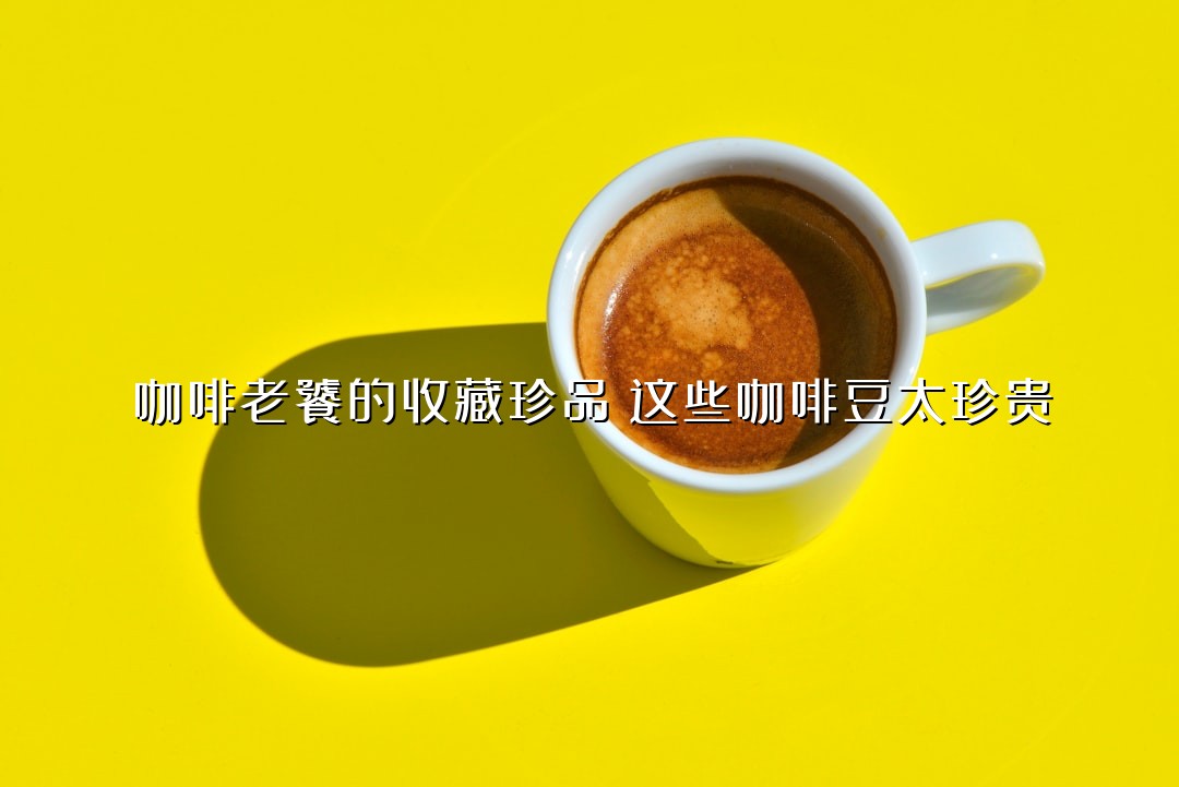 咖啡老饕的收藏珍品：这些咖啡豆太珍贵