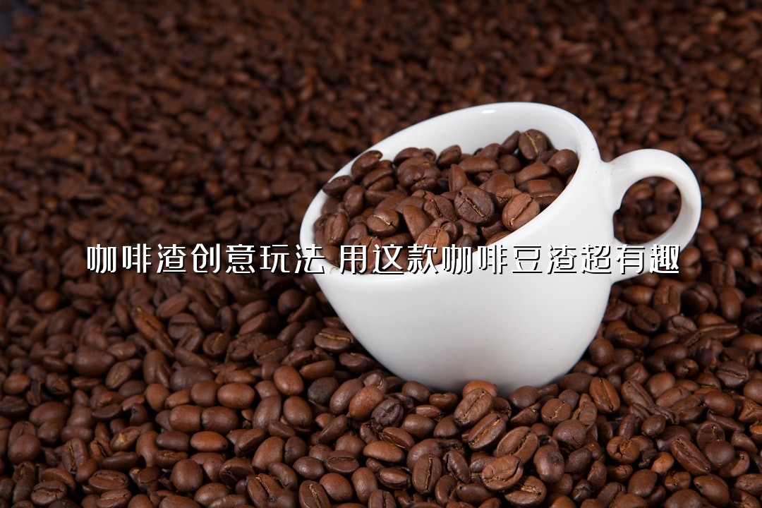 咖啡渣创意玩法：用这款咖啡豆渣超有趣