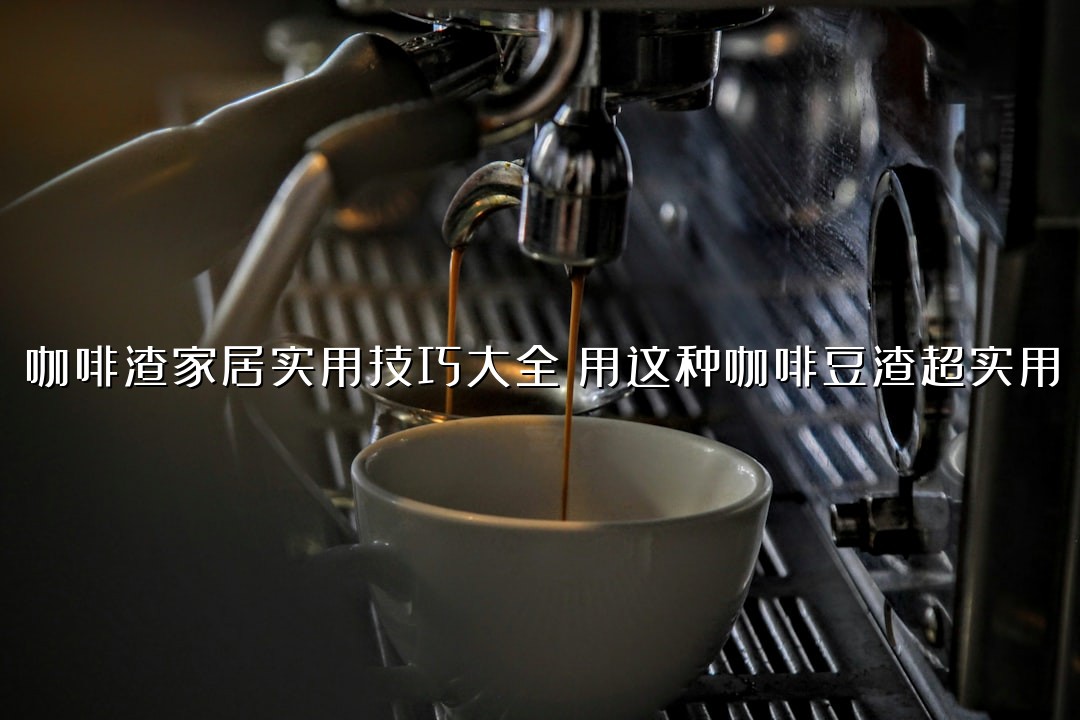 咖啡渣家居实用技巧大全：用这种咖啡豆渣超实用