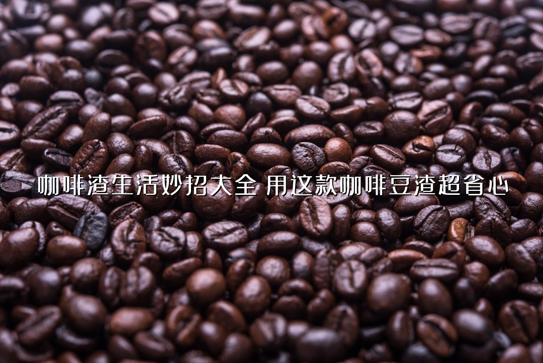 咖啡渣生活妙招大全：用这款咖啡豆渣超省心