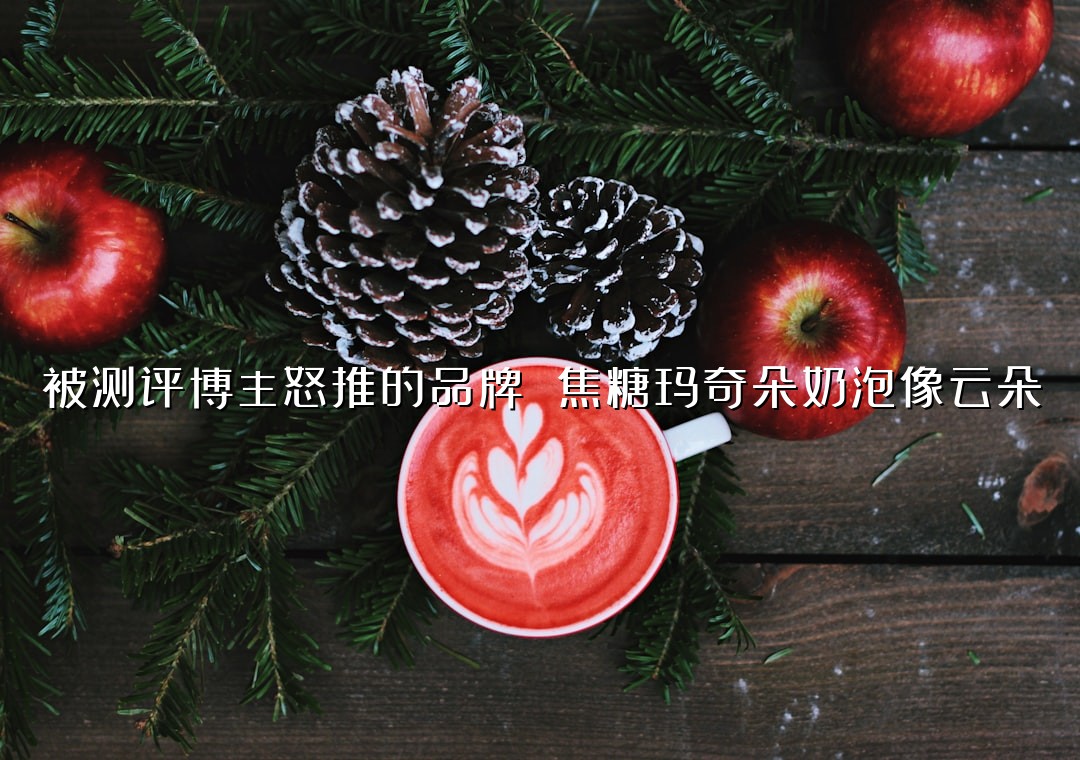 被测评博主怒推的品牌 焦糖玛奇朵奶泡像云朵