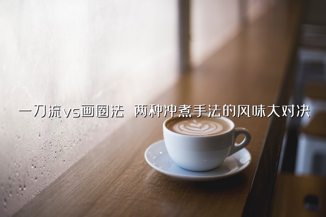 一刀流vs画圈法 两种冲煮手法的风味大对决