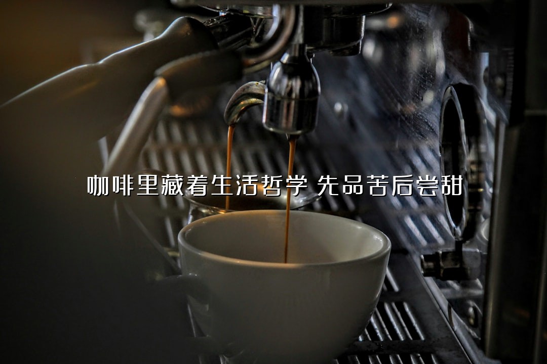 咖啡里藏着生活哲学：先品苦后尝甜