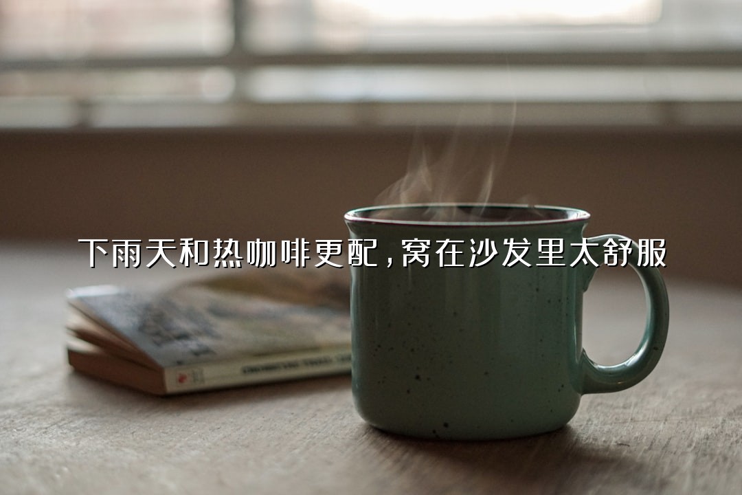 下雨天和热咖啡更配，窝在沙发里太舒服