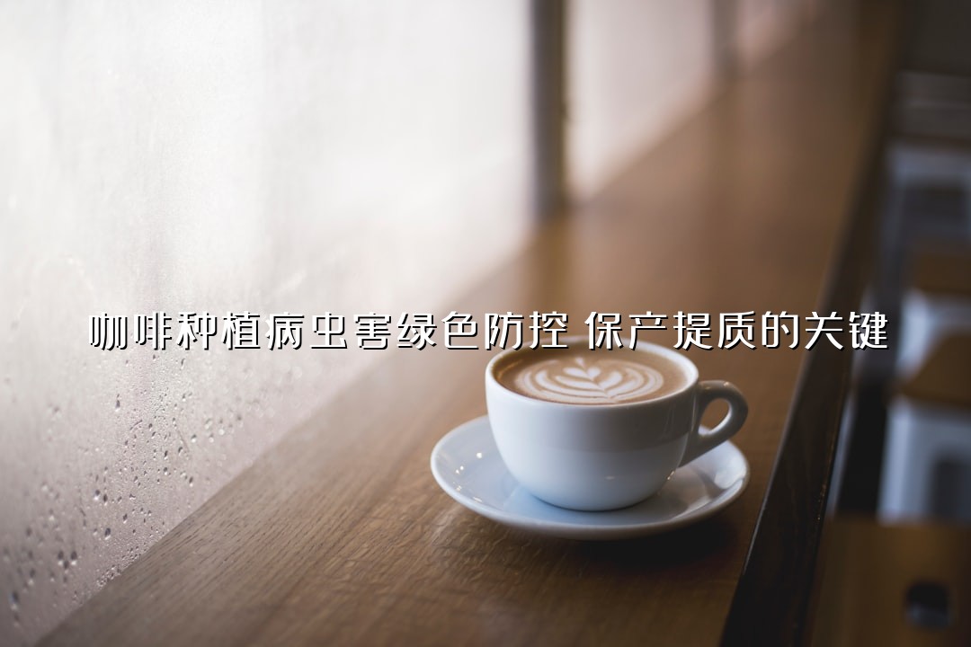 咖啡种植病虫害绿色防控：保产提质的关键