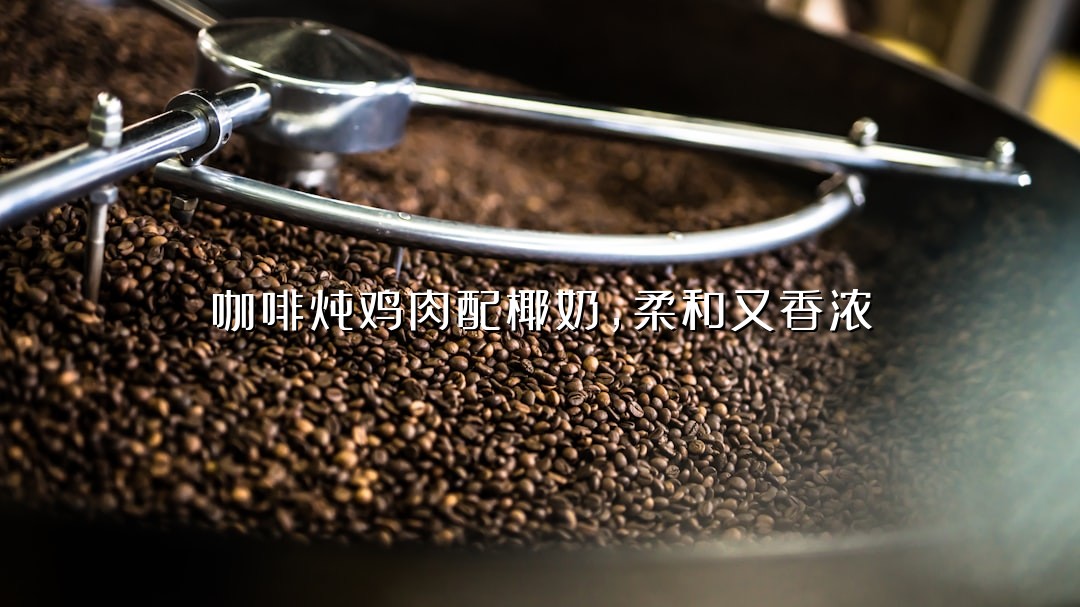 咖啡炖鸡肉配椰奶，柔和又香浓