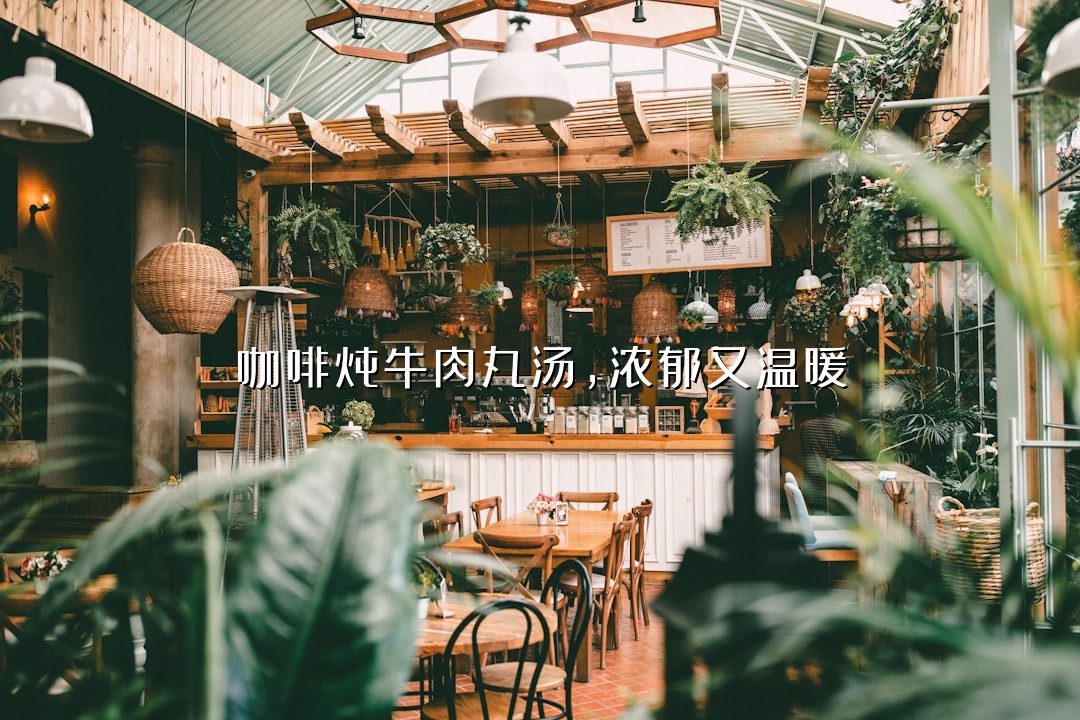 咖啡炖牛肉丸汤，浓郁又温暖