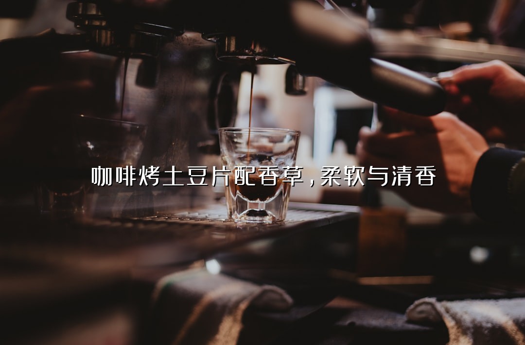 咖啡烤土豆片配香草，柔软与清香