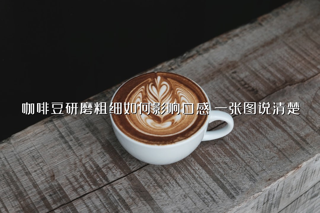 咖啡豆研磨粗细如何影响口感？一张图说清楚