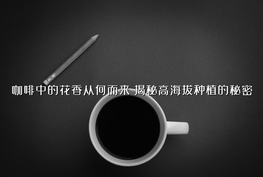 咖啡中的花香从何而来？揭秘高海拔种植的秘密