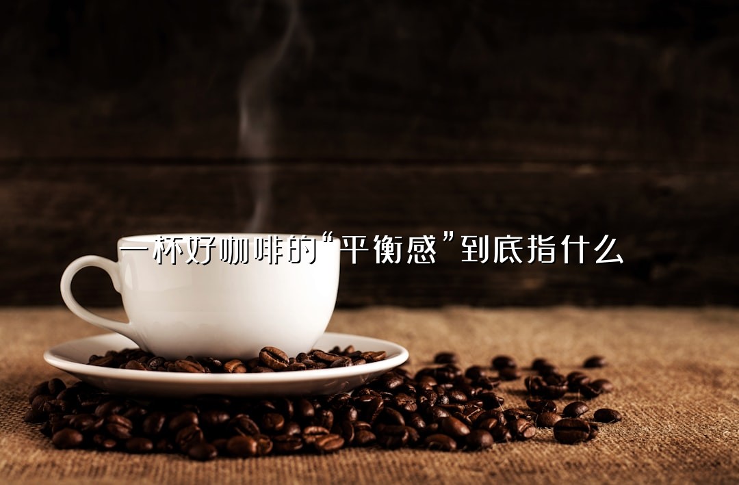 一杯好咖啡的“平衡感”到底指什么？