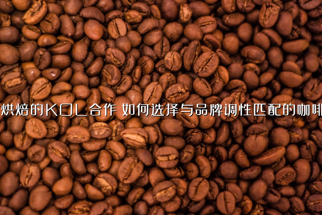 咖啡烘焙的KOL合作：如何选择与品牌调性匹配的咖啡博主