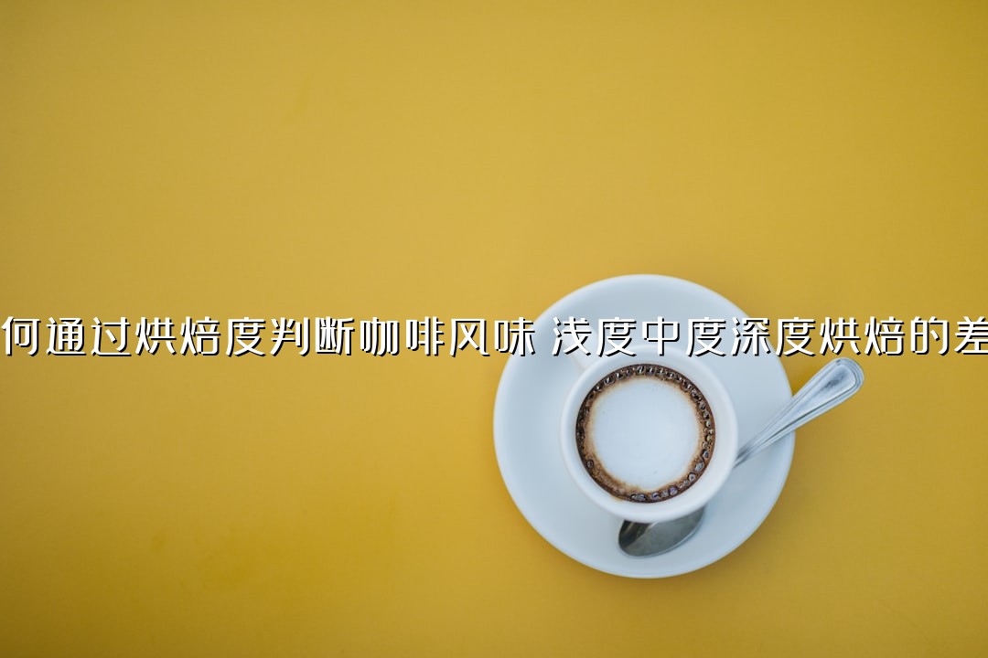 如何通过烘焙度判断咖啡风味？浅度中度深度烘焙的差异