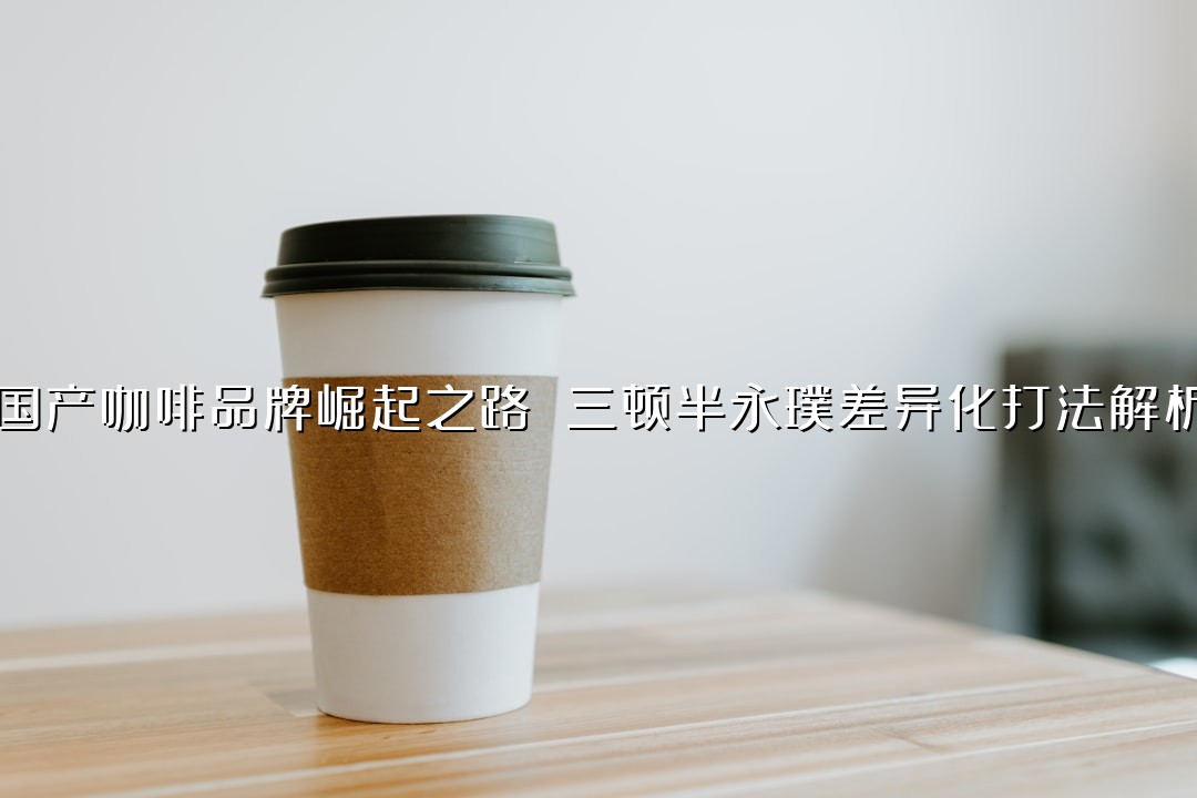 国产咖啡品牌崛起之路 三顿半永璞差异化打法解析